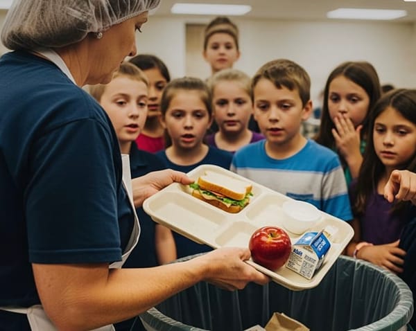 School discards student lunches over tiny debt amount